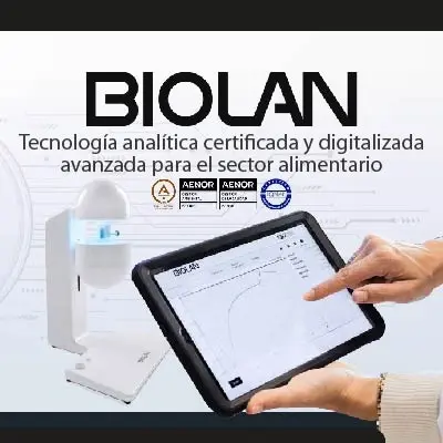 Biolan, tecnología analítica certificada y digitalizada avanzada para el sector alimentario.