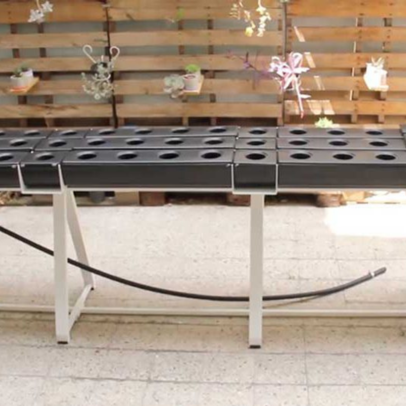 rack mesa de cultivo para hidroponía babel