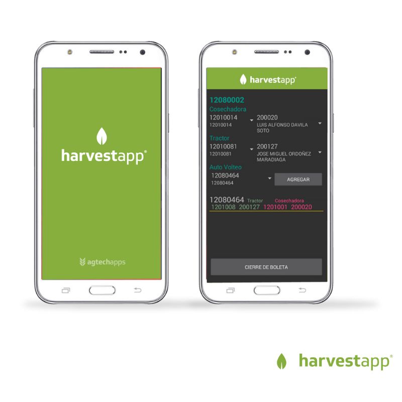Aplicación web trazabilidad de la cosecha HarverstApp-Agtechapps