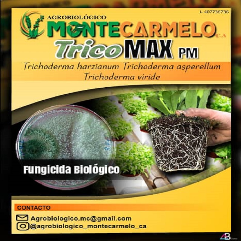 Fungicida Biológico TRICOMAX PM - Agrobiológico Montecarmelo