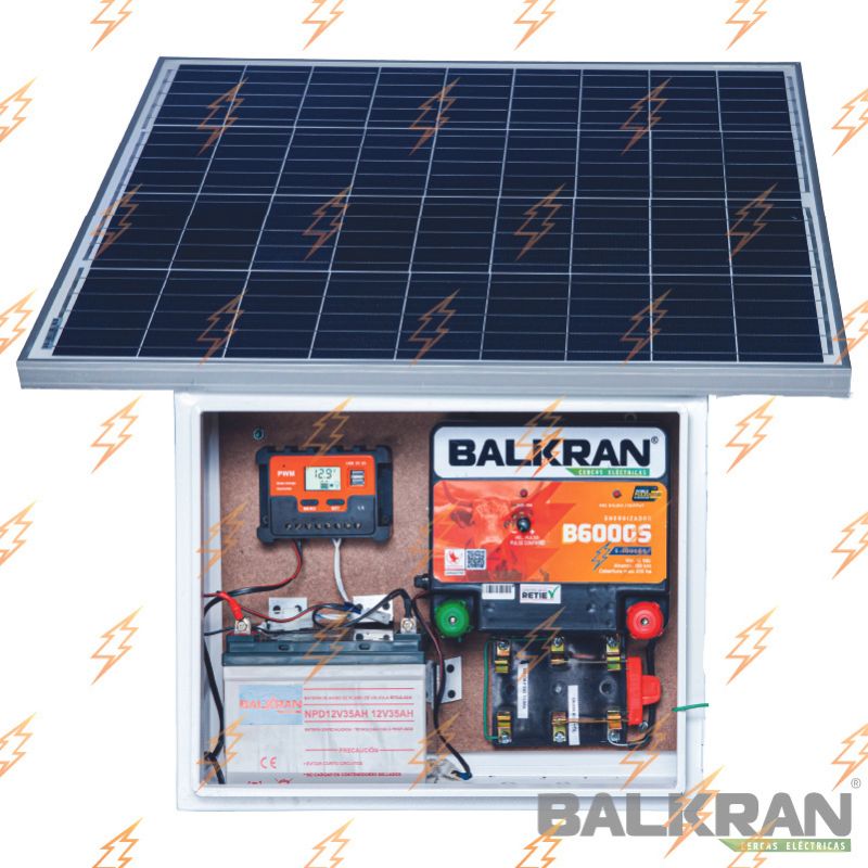 Panel solar B6000S para cerca eléctrica ganadera
