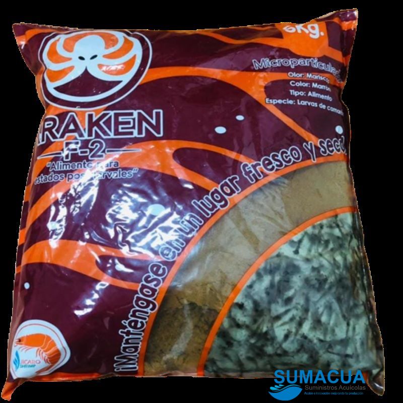 Alimento para Larvas de Camarón Kraken F1-F2- Black- Broodstock